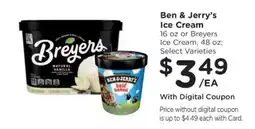 Kroger Ben & Jerry's Ice Cream offer