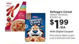 Kroger Kellogg's Cereal offer