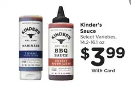 Pick'n Save Kinder's Sauce offer