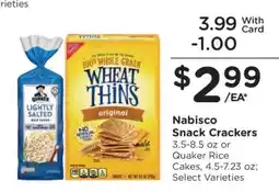 Kroger Nabisco Snack Crackers offer