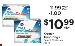 Kroger Kroger Trash Bags offer