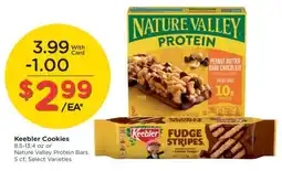 Kroger Keebler Cookies or Nature Valley Protein Bars offer