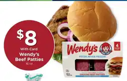 Kroger Wendy's Beef Patties offer