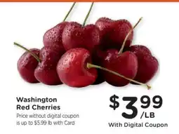 Kroger Washington Red Cherries offer