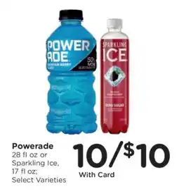 Kroger Powerade or Sparkling Ice offer