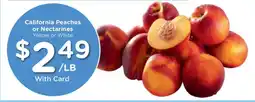 Kroger California Peaches or Nectarines offer