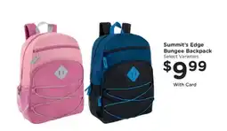 Kroger Summit's Edge Bungee Backpack offer