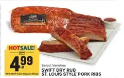 Food Lion Swift Dry Rub St. Louis Style Pork Ribs offer