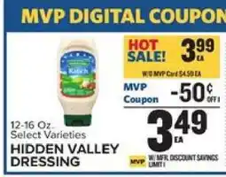Food Lion HIDDEN VALLEY DRESSING offer