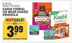 Food Lion Kashi Cereal or Bear Naked Granola offer