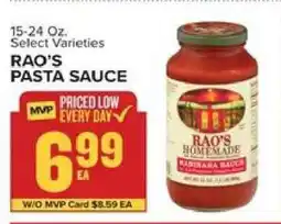 Food Lion Rao's Pasta Sauce offer