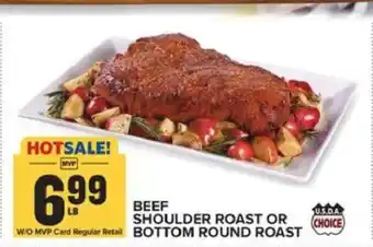 Food Lion Beef Shoulder Roast or Bottom Round Roast offer