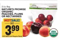 Food Lion Nature's Promise Organic Peaches, Plums or Nectarines offer