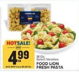 Food Lion FOOD LION FRESH PASTA offer