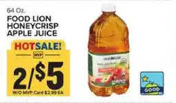 Food Lion FOOD LION HONEYCRISP APPLE JUICE offer
