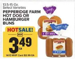 Food Lion Pepperidge Farm Hot Dog or Hamburger Buns offer
