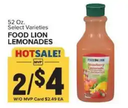 Food Lion FOOD LION LEMONADES offer