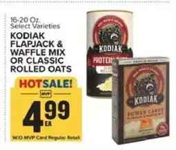 Food Lion Kodiak Flapjack & Waffle Mix or Classic Rolled Oats offer