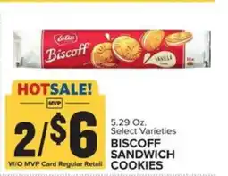 Food Lion Biscoff Sandwich Cookies offer