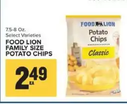 Food Lion FOOD LION FAMILY SIZE POTATO CHIPS offer