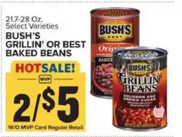 Food Lion BUSH'S GRILLIN' OR BEST BAKED BEANS offer
