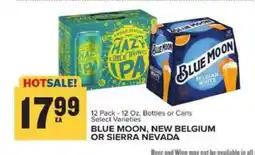 Food Lion Blue Moon, New Belgium or Sierra Nevada offer