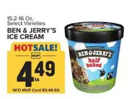Food Lion Ben & Jerry's Ice Cream offer