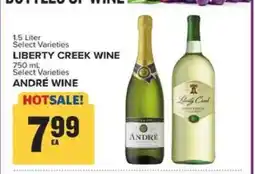 Food Lion LIBERTY CREEK WINE / ANDRÉ WINE offer