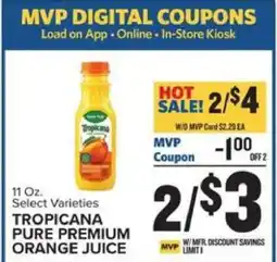 Food Lion Tropicana Pure Premium Orange Juice offer