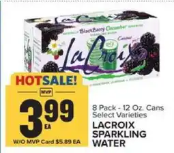 Food Lion LaCroix Sparkling Water offer
