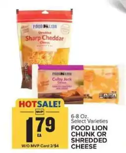Food Lion Food Lion Chunk or Shredded Cheese offer