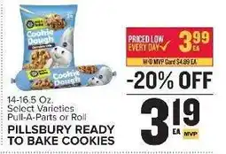 Food Lion Pillsbury Ready to Bake Cookies offer