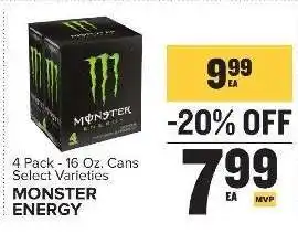 Food Lion Monster Energy offer