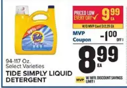 Food Lion Tide Simply Liquid Detergent offer