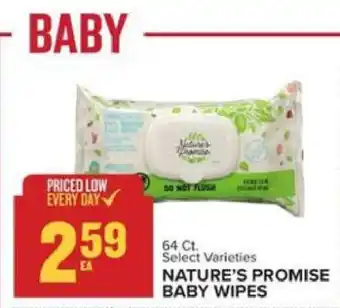 Food Lion NATURE'S PROMISE BABY WIPES offer