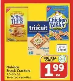 Albertsons Nabisco Snack Crackers offer