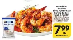 Albertsons WATERFRONT BISTRO Extra Jumbo Raw Shrimp offer
