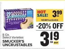 Food Lion Smucker's Uncrustables offer