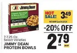 Food Lion JIMMY DEAN PROTEIN BOWLS offer