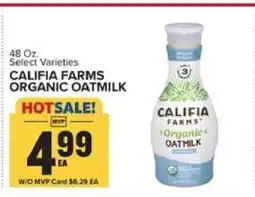 Food Lion CALIFIA FARMS ORGANIC OATMILK offer
