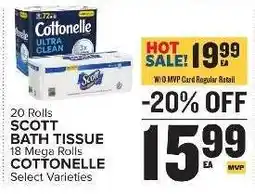 Food Lion Scott Bath Tissue / Cottonelle offer