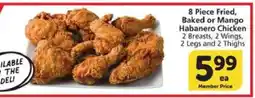 Albertsons 8 Piece Fried, Baked or Mango Habanero Chicken offer