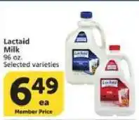 Albertsons Lactaid Milk offer