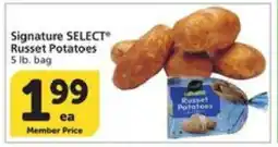 Albertsons Signature Select Russet Potatoes offer