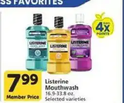 Albertsons Listerine Mouthwash offer