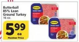 Albertsons Butterball 85% Lean Ground Turkey offer