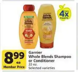 Albertsons Garnier Whole Blends Shampoo or Conditioner offer