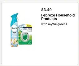 Walgreens Febreze Household Products offer