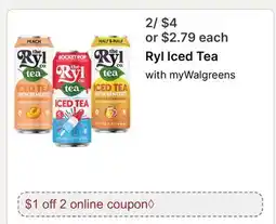 Walgreens Ryl Iced Tea offer