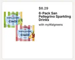 Walgreens 6-Pack San Pellegrino Sparkling Drinks offer